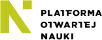 Logo i napis Platforma Otwartej Nauki - przeniesienie do strony głównej serwisu